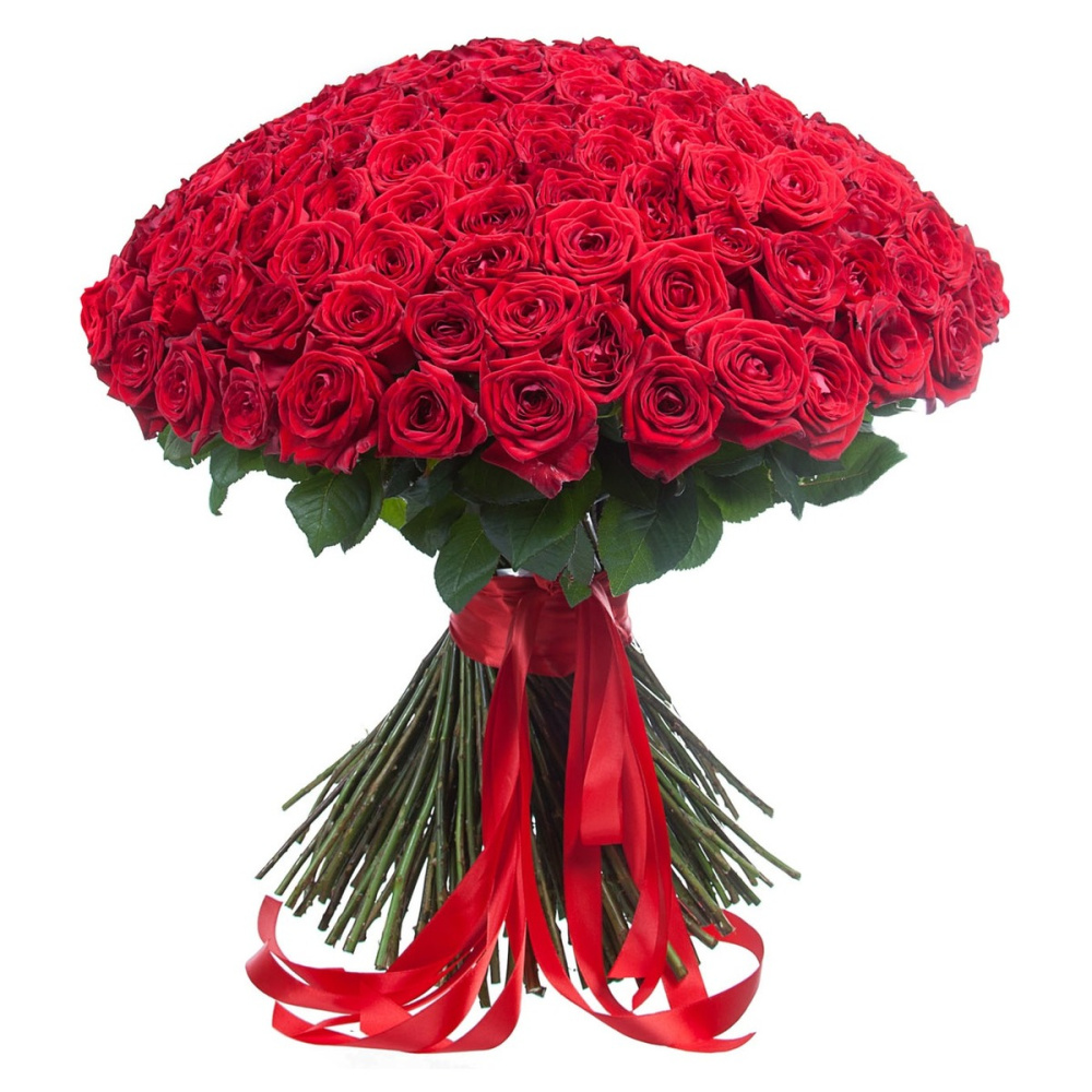 Картинка Букет из 151 розы "BIG LOVE" 70 см